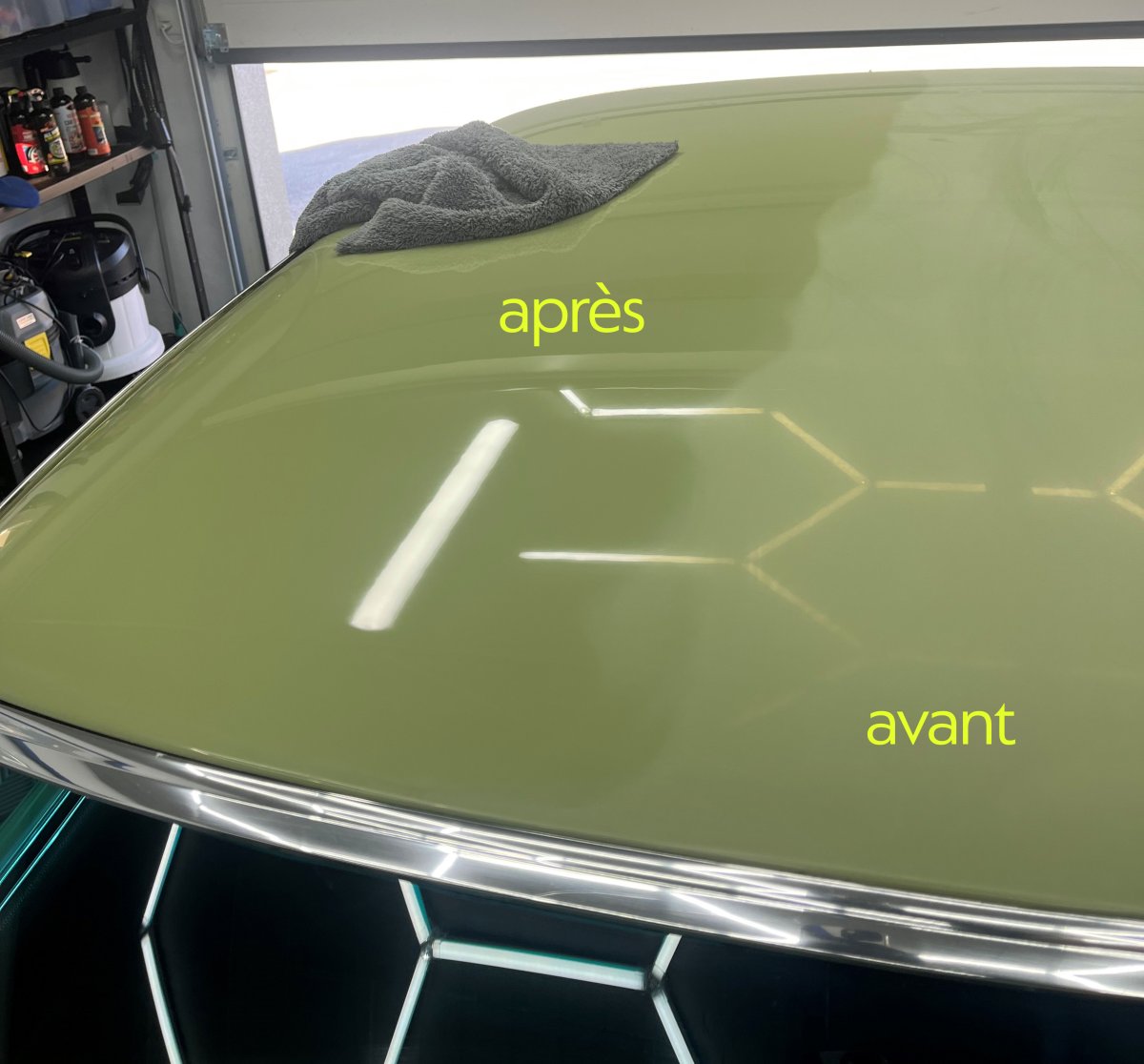 Traitement céramique sur carrosserie