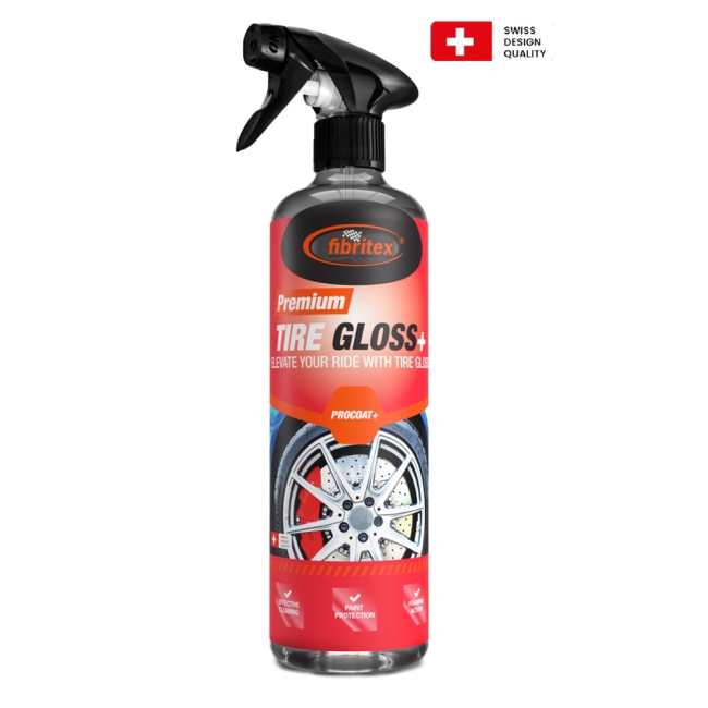 Spray brillant pneus