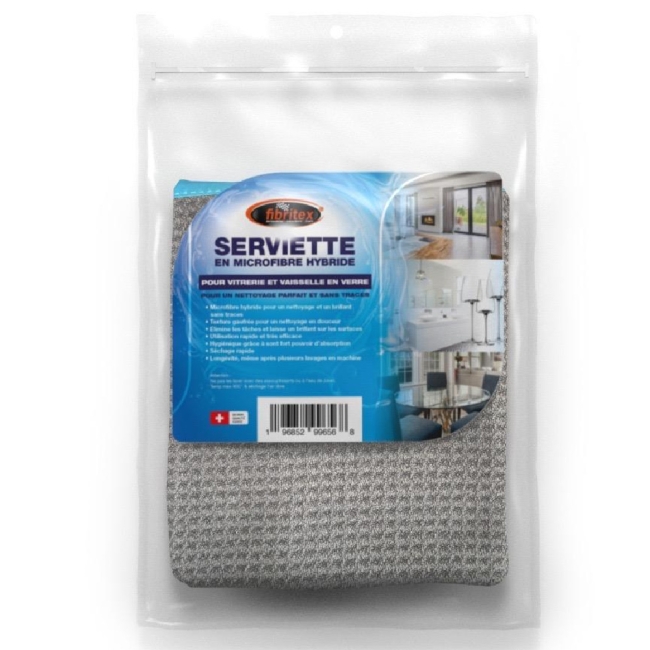 Chiffon microfibre vitres